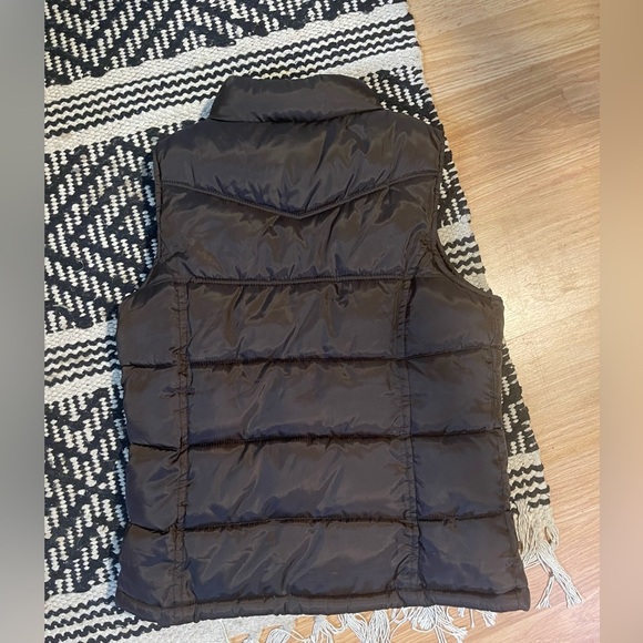 Old Navy Brown Puffer Vest - Picture 2 of 4